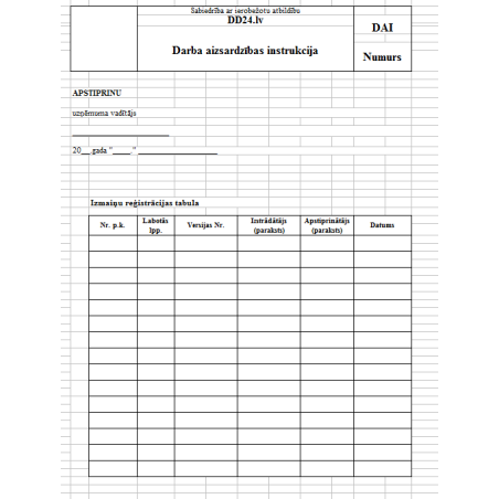 Darba kārtības noteikumi