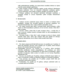 Darba aizsardzības instrukcija apkalpojot pārtikas apstrādes (virtuves) iekārtas